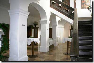 Das Foyer im Schloss